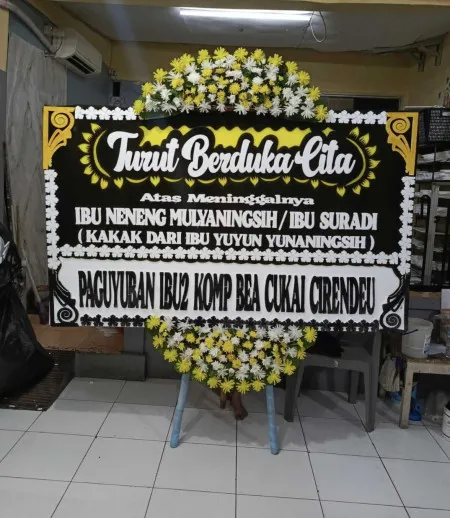 Papan Bunga Duka Jalan Hr Rasuna Said
